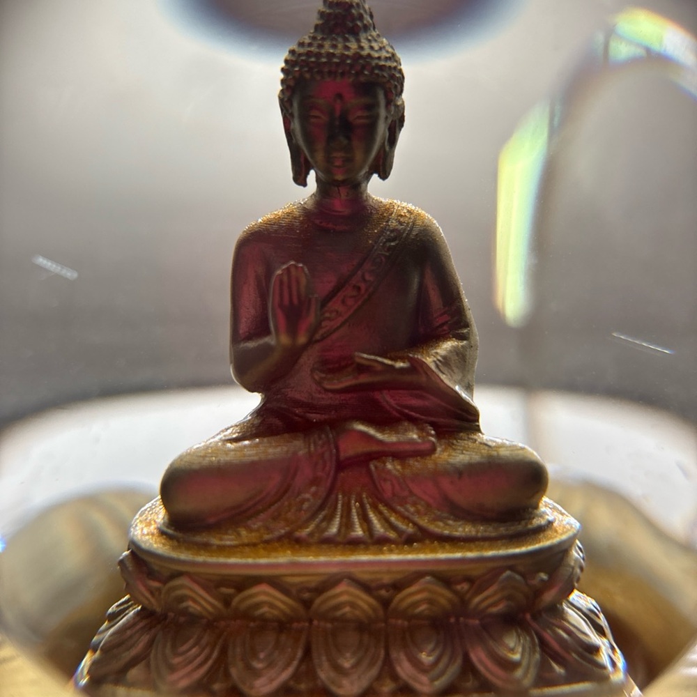 Buddha Statue - Gold and Brown